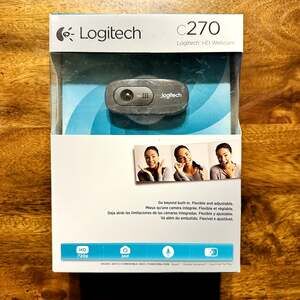 Logitech C270 HD Webcam HD720p Video Built In Mic Noise Reduction 3MP Pictures